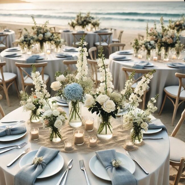 Décoration florale d'un mariage d'automne en Ardenne