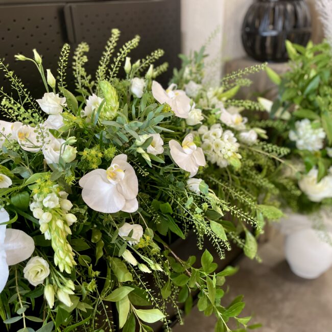 Bouquet de mariée composé de fleurs de saison